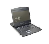 Digitus DS-72211 - Consola de rack (48,3 cm (19"), 1366 x 768 Pixeles, 1000:1, TFT, 16,78 millones de colores, Inglés de EE. UU.)