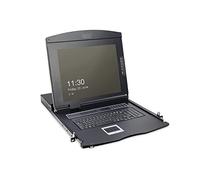 DIGITUS CONSOLE 17'' LCD WITH TOUCHPAD KVM 16-PORT 1U WITH CABLES US KEYBOARD