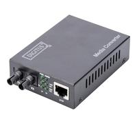 DIGITUS Convertidor de medios - RJ45 a ST dúplex - multimodo