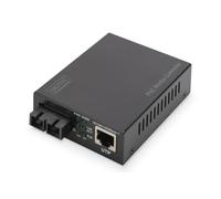 Digitus Convertitore Multimediale Gigabit Poe , Rj45 / Sc, Mm, Pse (gigabit Poe Media Converter - Multimode 10/100/1000basE-T0.5km)