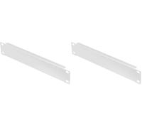 DIGITUS Cubierta ciega - 10 Pulgadas (254 mm) - 1U - Cubierta para armarios de Red - Panel Ciego - Chapa de Acero - Gris (Paquete de 2)
