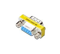 DIGITUS D-Sub 9 Cambiador de género - Adaptador - 9 pines hembra - macho a hembra - RS-232 - RS-485 - TTL - carcasa metálica, metálico