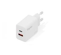 Digitus DA-10300 Cargador de pared 20W |1x USB-C, 1x USB-A | PD 3.0, QC 3.0 | Blanco