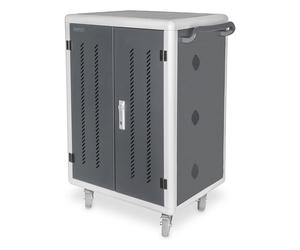 Digitus DA-70363 - Móvil Cargador Gabinete para 30 Portátiles o Tablets hasta 15.6 Pulgadas, USB-C, Blanco