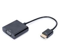 DIGITUS DA-70461 - Convertidor HDMI a VGA, Negro