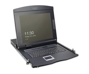 Digitus DA-70532 Consola 17" TFT con Teclado y Módulo KVM Negro