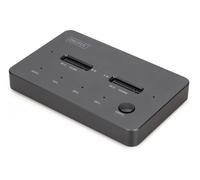 Digitus Estación clonadora Dual M.2 NVMe SSD – Clonación sin conexión – USB 3.1 Gen2 Tipo C – Negro
