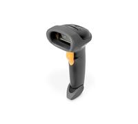 Digitus DA-81001 Lector de código de barras 1D con cable Escáner de mano LED negro con soporte USB-A, USB-C USB 2.0