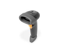 Digitus DA-81002 Lector de código de barras 2D con cable, escáner de mano 2D LED negro con soporte USB-A, USB-C USB 2.0