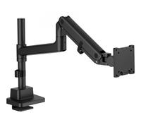 Digitus Soporte para monitor 1 pantalla hasta 57 pulgadas 27 kg Resorte gas VESA 75x75/100x100 Negro
