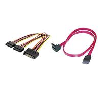 DIGITUS DIGITUSASSMANN Electronic AK-430405-003-M Cable de alimentación Interna 0,3 m - Cables de alimentación Interna + AK-400104-005-R - Cable, color rojo