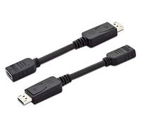 DIGITUS DISPLAYPORT Adapter Cable CABL, negro