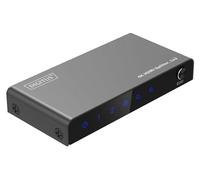DIGITUS Divisor HDMI 1x2 - 1 Entrada, 2 Salidas - UHD 4K 60 Hz | HDMI 2.0 y HDCP 2.2 - HDR, Deep Color, conmutador EDID, DTS, Dolby Digital, LPCM