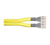 Digitus DK-1743-A-VH-D-5 Cable Instal-kab Cat7a S/FTP, Par Trenzado Sólido, 500 m, AWG22/1, Amarillo, LSZH, CPR Dca