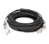DIGITUS DK-24338U100BK-BBB, Cable De Fibra Óptica OM4, 100 m, LC (UPC) a LC (UPC), Cable Breakout De 8 Fibras, 1/10/40/100 Gbit/s, Cable De Fibra Óptica Multimodo MM, Fibra: 50/125 µ, Negro