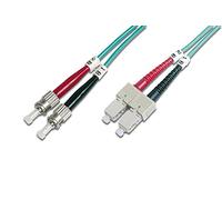 FO patch cord, duplex, ST to SC MM OM3 50/125 µ, 3 m