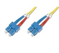 FO patch cord, duplex, SC to SC SM OS2 09/125 µ, 10 m