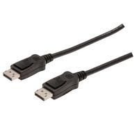 DIGITUS DK-340100-020-S - 2 m - DisplayPort - DisplayPort - Macho - Macho - Níquel