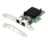 DIGITUS DN-10132 - Tarjeta de Red Gigabit PCIe (2 Puertos RJ45, chipset Intel 82575EB de 1 Gbit/s, VLAN y Flow-Control)