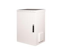 Digitus DN-19 - Armario (16 unidades), gris,450 mm de profundidad | 342 mm de profundidad útil - Capacidad de carga 100 kg - Clase de protección IP55 - Con cerradura - Gris