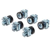 Digitus dn-19 set-s - tornillos m6 y tuercas enjauladas - juego de 50