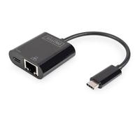 DIGITUS DN-3027 USB Type-C Adaptador Gigabit Ethernet con Soporte Power Delivery