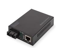 Digitus DN-82120-1 - Conversor media (RJ-45 / SC), negro RJ45 / SC - 850 - Gigab