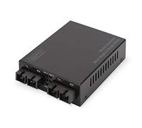Digitus DN-82124 convertidor de Medio 1000 Mbit/s 1310 NM Multimodo, Monomodo Negro - Convertidor de Red (1000 Mbit/s, 1000Base-SX, 1000Base-SX, Gigabit Ethernet, 1000 Mbit/s, 1000BASE-SX)