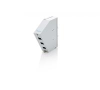 Digitus DN-96894 Divisor de fibra óptica angular para riel DIN, 6 SC SX/LC DX, gris