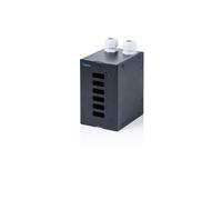 Digitus DN-96990 Divisor de fibra óptica para riel DIN, 6 puertos, SC DX/LC Quad, negro