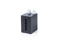 Digitus DN-96991 Divisor de fibra óptica para riel DIN, 6 puertos, SC SX/LC DX, negro