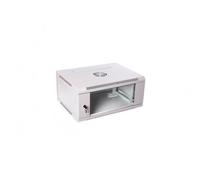 Digitus DN-W19 06U/600 Armario de red montado en la pared 19" 6U rack 600x600, puerta de vidrio, gris, de una sección, ensamblado, 60kg