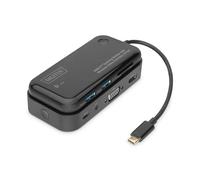Digitus Dockstation USB-C™ 8x Puertos con Extensor de Vídeo Inalámbrico