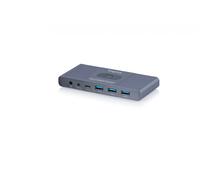 Digitus DS-12855 Interruptor KVM HDMI 2x1 | UHD 4K@60Hz | 3x USB-A 3.1 Gen1 | 1x USB-C USB 3.1 Gen1 | Audio | Core Line