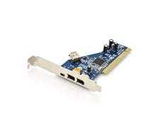 DIGITUS DS-33203-2 Tarjeta y Adaptador de Interfaz Interno IEEE 1394/Firewire - Accesorio (PCI, IEEE 1394/Firewire, PC, TI TSB43AB23, Plata, 0,4 Gbit/s)