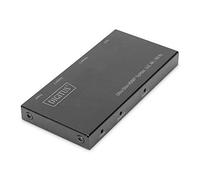DIGITUS DS-45322 Divisor HDMI 1x2 - Entrada: 1 puerto/Salida: 2 puertos - UHD 4K/60 Hz HDTV: 4096 x 2160p - HDCP 2.2/1.4 - HDR, 3D, Deep Colour, protección ESD