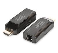 DIGITUS DS-55203 Extensor HDMI - Full HD 1080p 60 Hz - 50 m mediante cable LAN - Set: Transmisor y Receptor - HDCP 1.2a, Audio LPCM