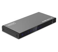 DIGITUS DS-55337 Divisor HDMI 1x4 - Entrada: 1 Puerto/Salida: 4 Puertos - UHD 4K/60 Hz HDTV: 3840 x 2160p - HDCP 2.2 - HDR, Deep Colour, conmutador EDID, DTS, Dolby Digital, LPCM