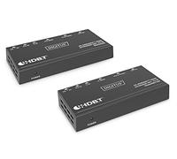 DIGITUS DS-55520 Extensor HDMI (HDBaseT) - UHD 4K/30 Hz - 40 m mediante cable LAN (HDBaseT 70 m) - Conjunto: emisor y receptor - IR infrarrojos, RS232 - HDCP 2.2/1.4 y HDBaseT 1.0