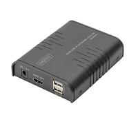 DIGITUS DS-55530 Extensor HDMI/Divisor HDMI - Full HD 1080p 60 Hz - 120 m por Cable LAN/Ilimitado por Ethernet (Apto para IP) - Unidad receptora para DS-55529 - HDMI 1.3 y HDCP 1.4