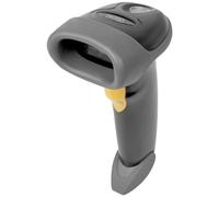 DIGITUS Escáner de códigos de Barras 2D con Bluetooth - IP54 - Alcance: máx. 12 m - Tiempo de Funcionamiento: máx. 18 h - Distancia de escaneado: 10 cm - para códigos de Barras y QR - Negro/Gris