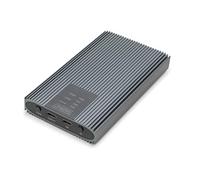DIGITUS Estación de clonación M.2 - USB 3.2 Gen2x2 Tipo-C - 20 Gbit/s - Admite SSD NVMe de hasta 8 TB - para SSD 2230/2242/2260/2280 - Sin Herramientas - Carcasa de Aluminio - Gris