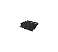 DIGITUS Estante extensible - 19 pulgadas - 2UH - Fijación frontal - Carga admisible 30 kg - Para armarios de redes y servidores - A partir de