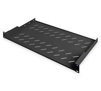 Digitus Estante 19 pulgadas 1U montaje frontal 15 kg para armarios desde 450 mm Negro