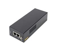 DIGITUS Ethernet PoE++ Inyector - Gigabit - IEEE 802.3bt - 85W presupuesto Power Over Ethernet - Detección automática de Dispositivos PoE - 100m de Alcance - Negro