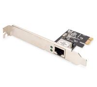 DIGITUS Gigabit Ethernet network card - 1 RJ45 port - PCI Express - Realtek RTL8