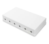 Digitus - Gussets with Modular Chassis - White, RAL 9010-6 Ports