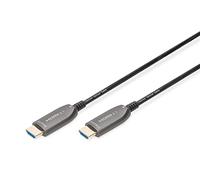 HDMI AOC hybrid-fiber connection cable, Type A M/M, 10m, UHD 8K@60Hz, gold, bl