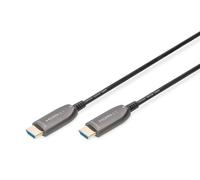 DIGITUS HDMI AOC Cable híbrido de fibra óptica - HDMI 2.1 - 15m - 8k/60Hz - UHD-