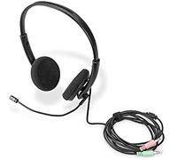 Digitus headset de oficina on ear con reducción de ruidos, 3,5 mm est